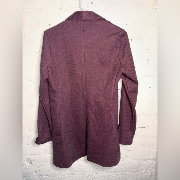 Dynamite Dusty Burgundy Open Front Cardigan Size M - Picture 2 of 5